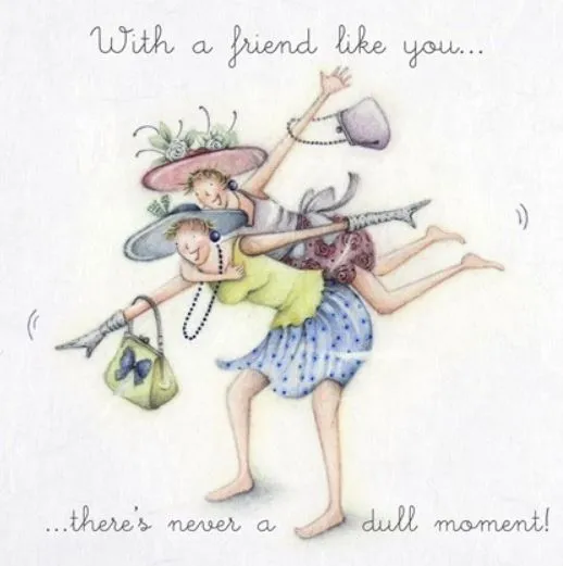 "With a Friend Like You" Greeting Card from Berni Parker