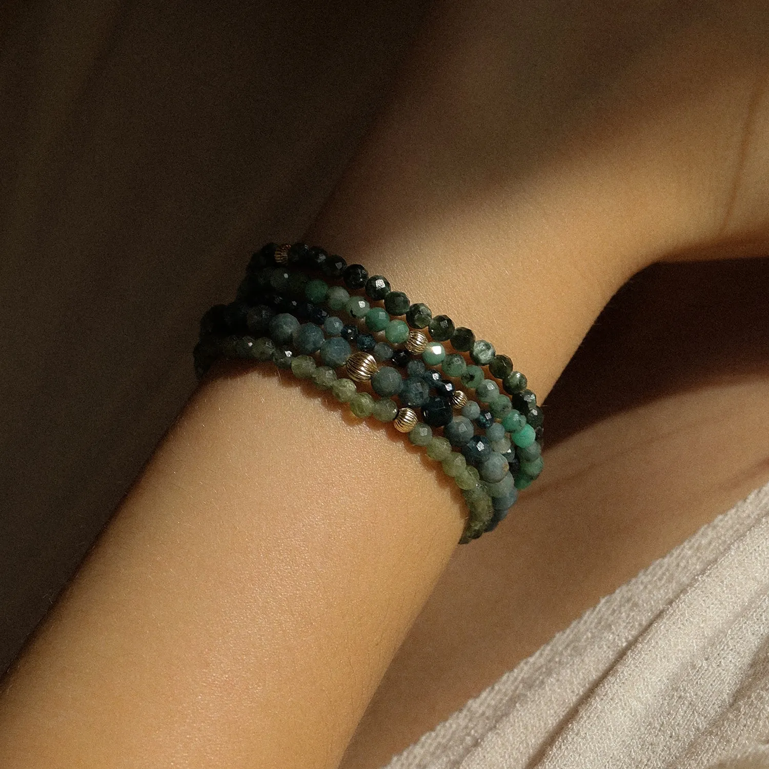 Social Mini Bracelet | Blue Tourmaline