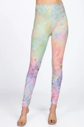 Springtime Exuberance Printed Leggings