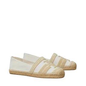 Tory Burch Double T Espadrille - Natural