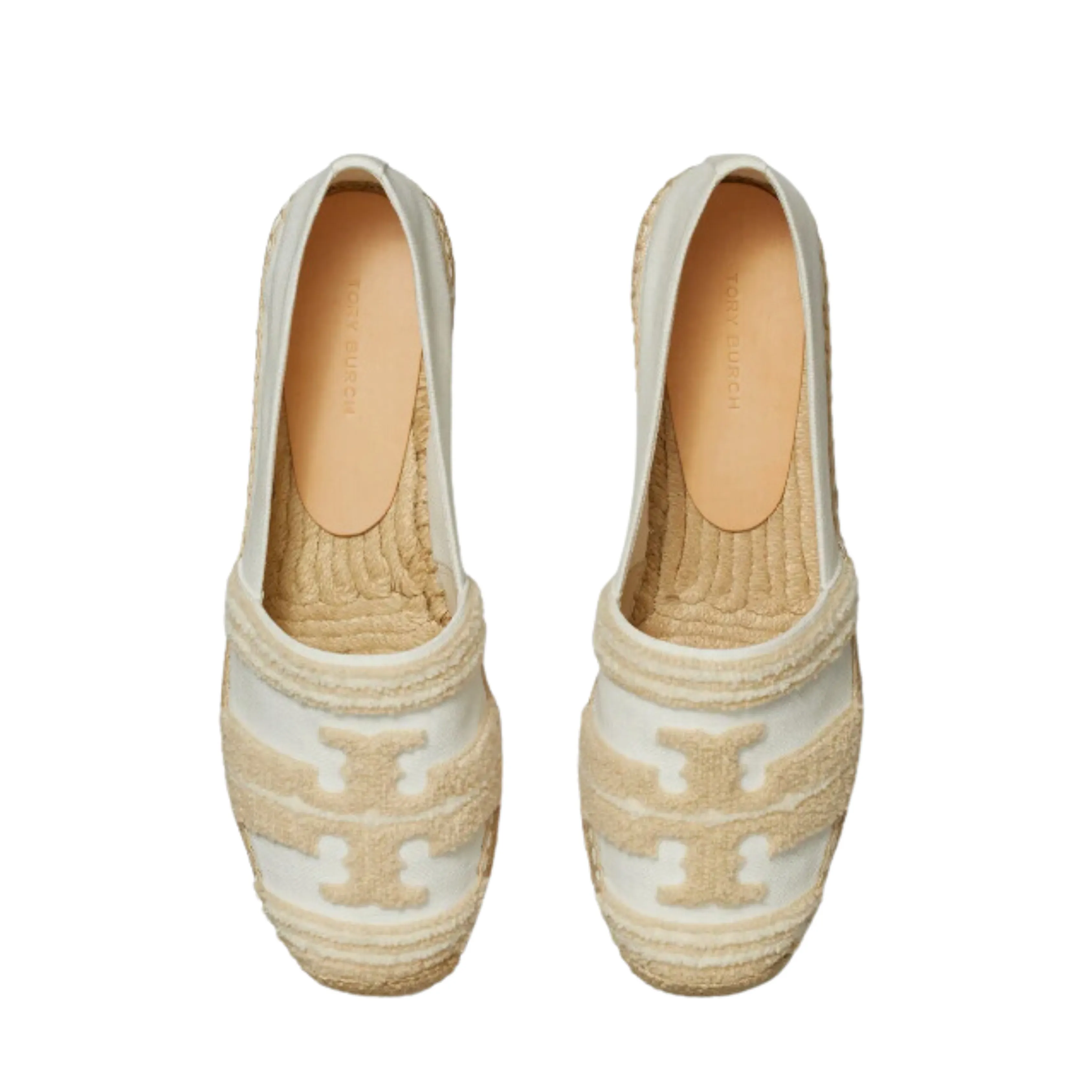 Tory Burch Double T Espadrille - Natural