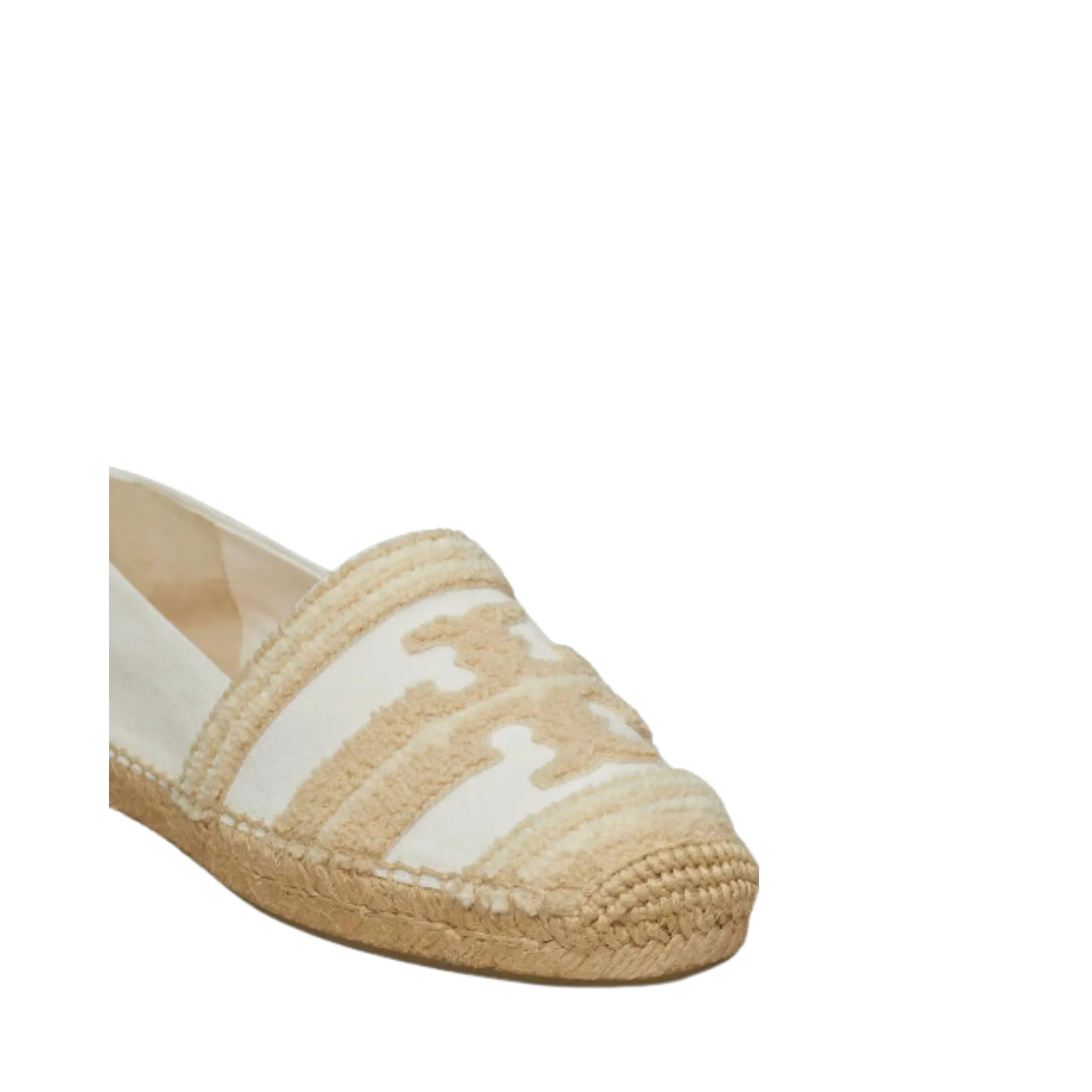 Tory Burch Double T Espadrille - Natural