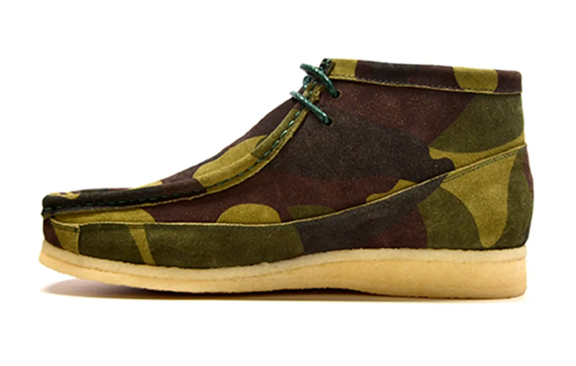 Walkers Green Camouflage Mens Casual Shoe - British Collection