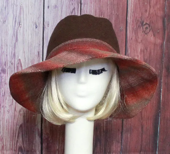 Wide Brim Wool Hat