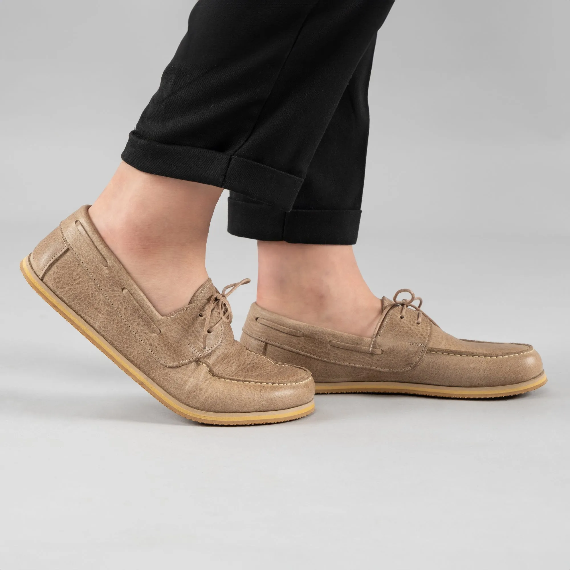 Women's Tan Boat Shoes