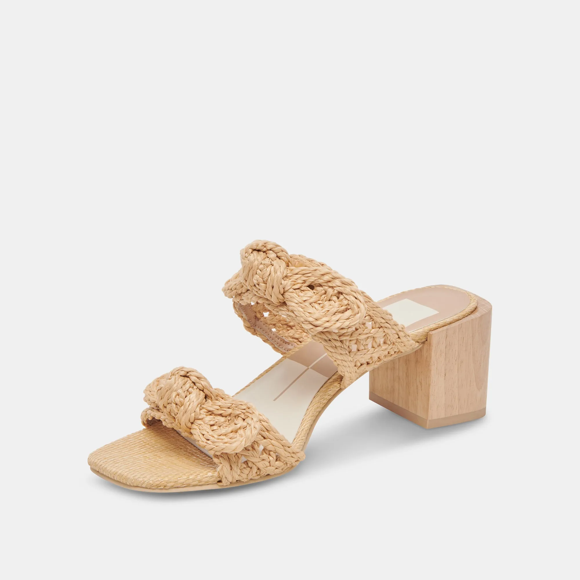 ZEMMIE SANDALS LT NATURAL RAFFIA