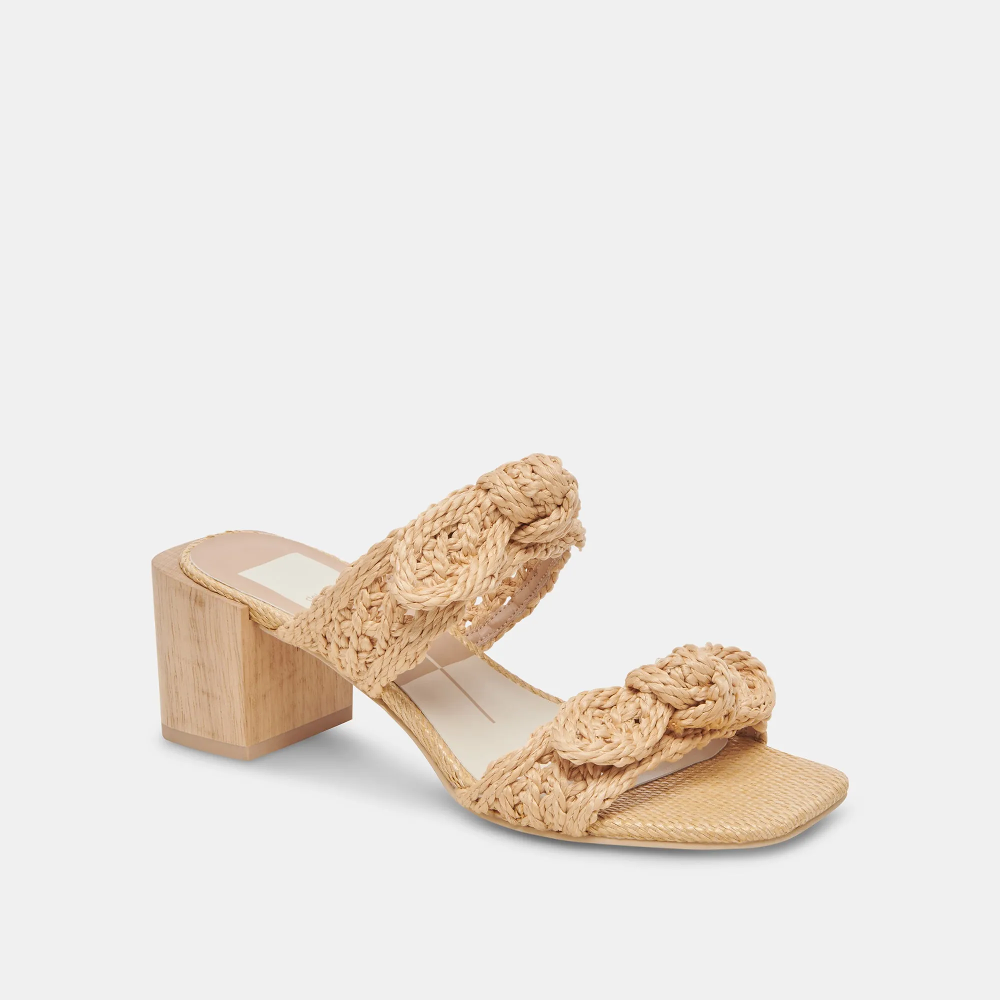 ZEMMIE SANDALS LT NATURAL RAFFIA