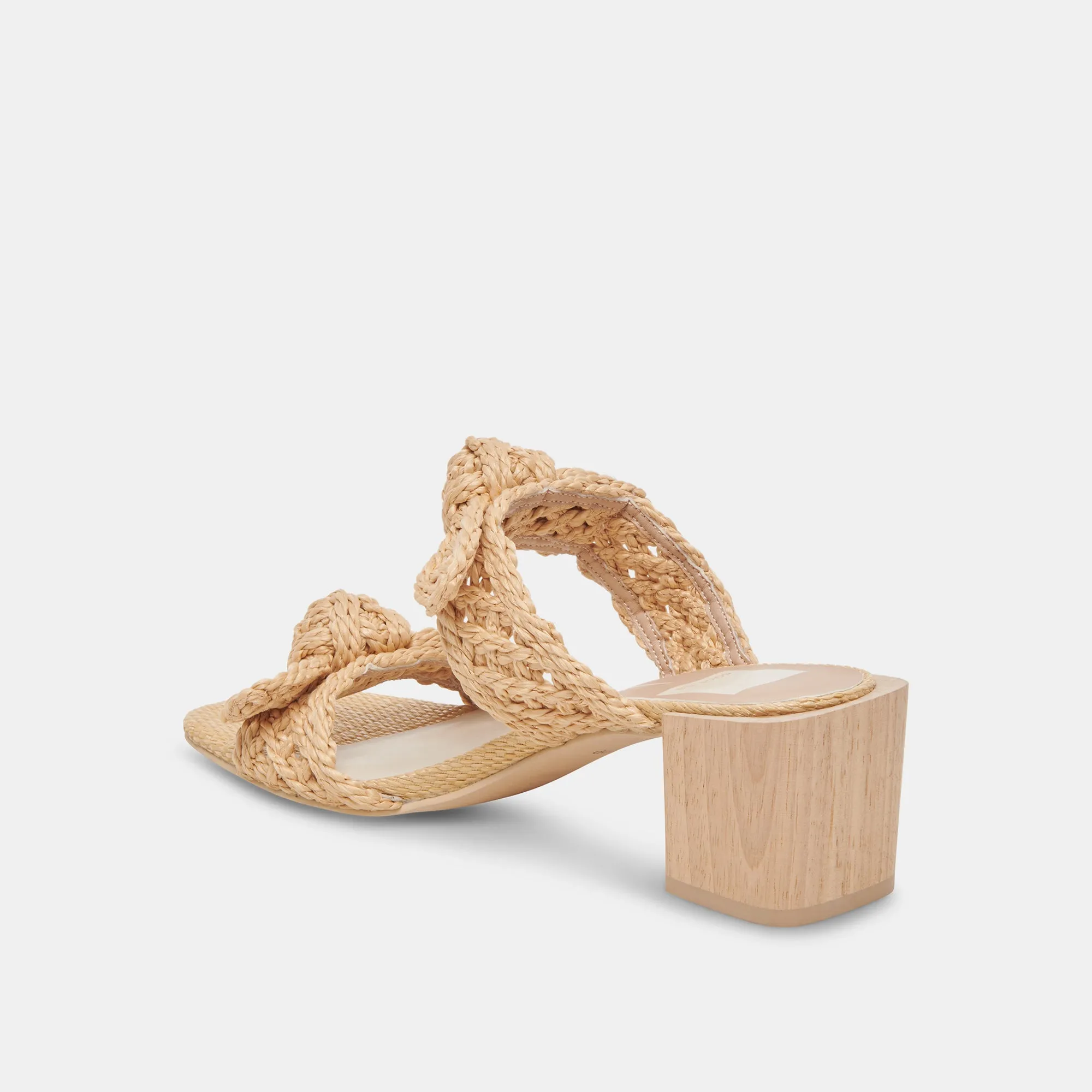 ZEMMIE SANDALS LT NATURAL RAFFIA