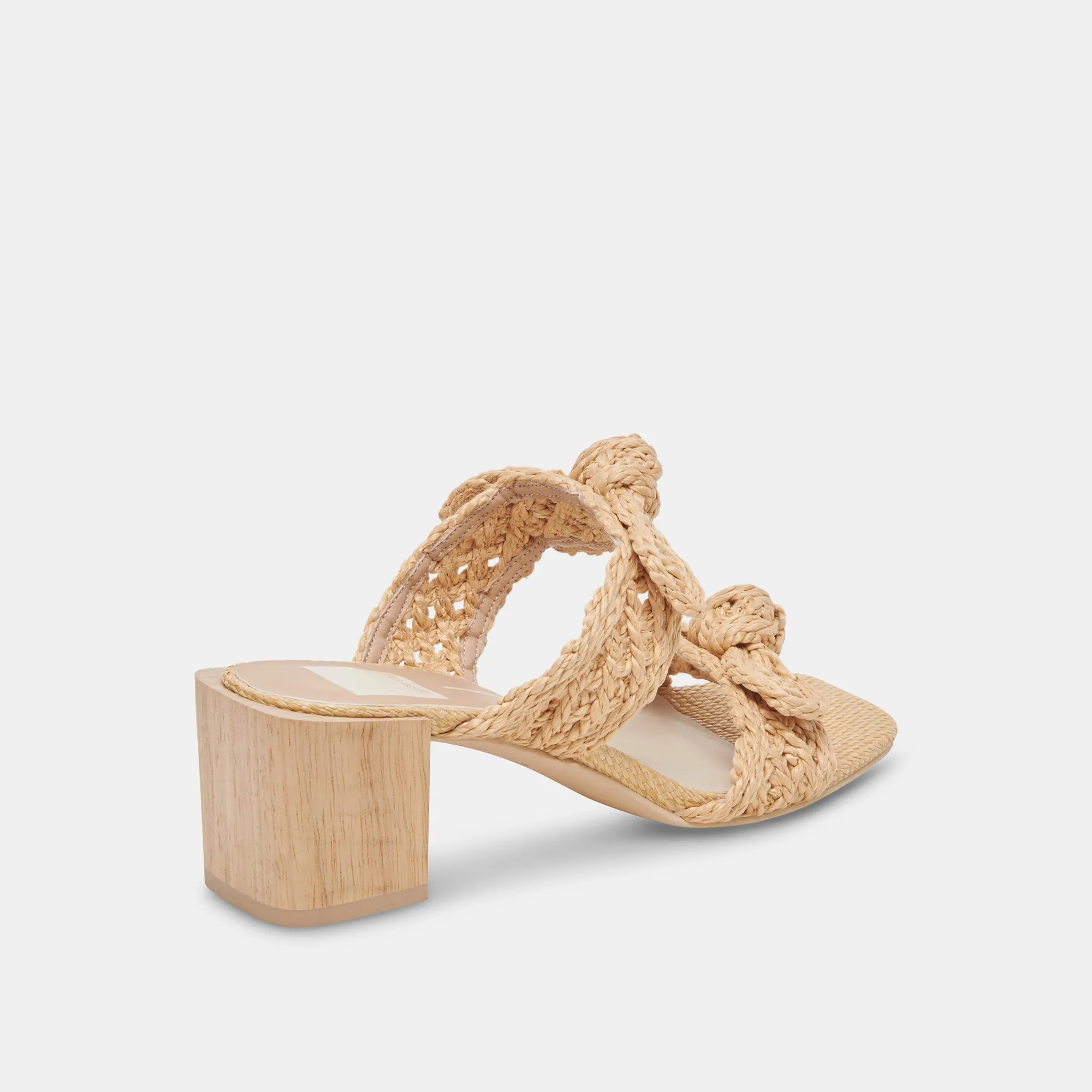 ZEMMIE SANDALS LT NATURAL RAFFIA