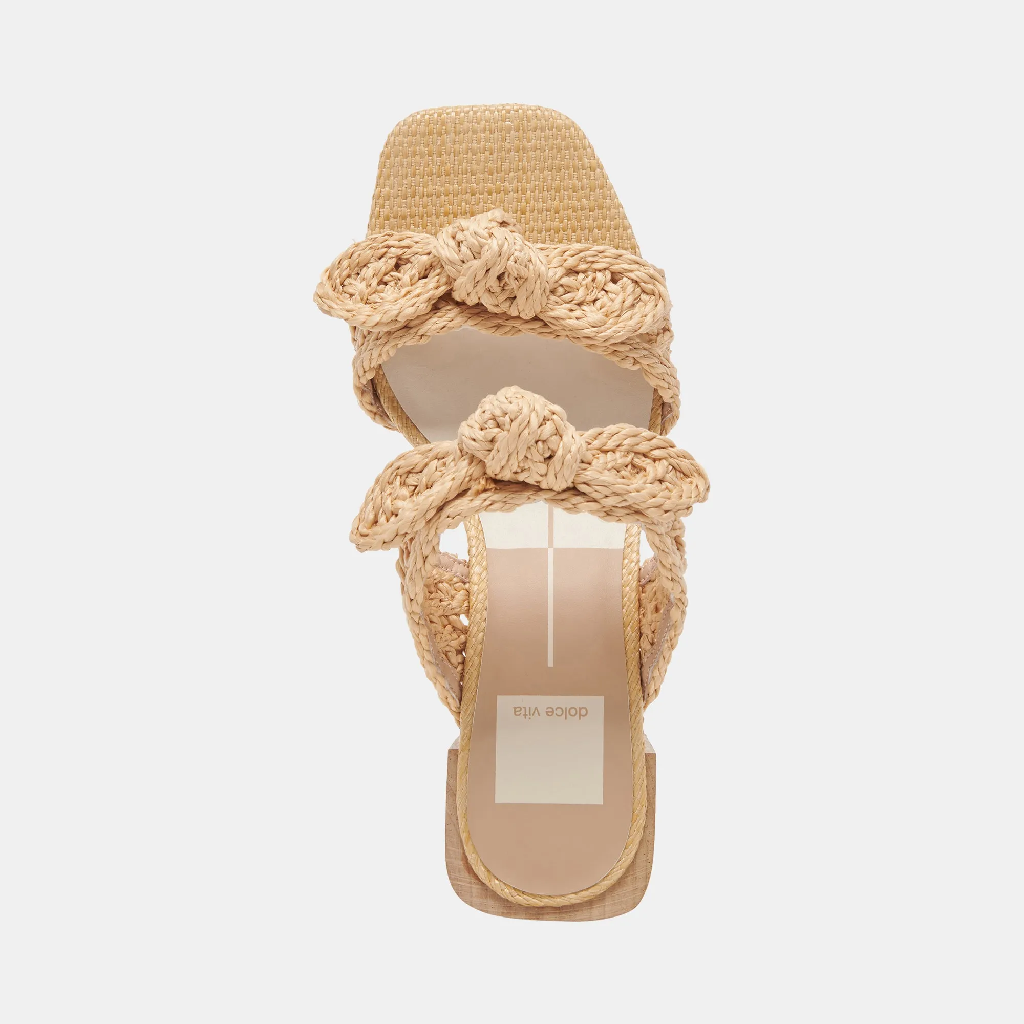 ZEMMIE SANDALS LT NATURAL RAFFIA